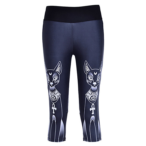 Women's Basic Casual Comfort Daily Gym Leggings Pants Animal Calf-Length Patchwork Print Black
Women's Basic Casual Comfort Daily Gym Leggings Pants Animal Calf-Length Patchwork Print Black