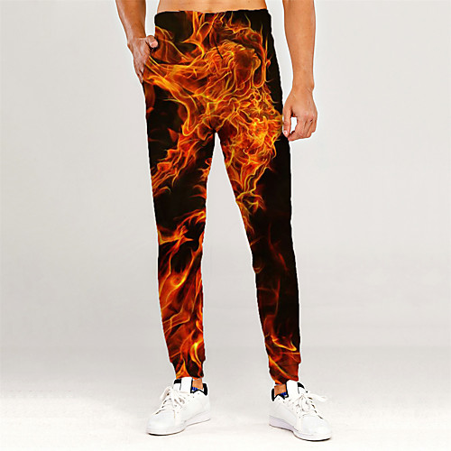 Men's Novelty Casual / Sporty Outdoor Sports Casual Daily Sweatpants Trousers Pants Graphic 3D Full Length Print Orange
Men's Novelty Casual / Sporty Outdoor Sports Casual Daily Sweatpants Trousers Pants Graphic 3D Full Length Print Orange