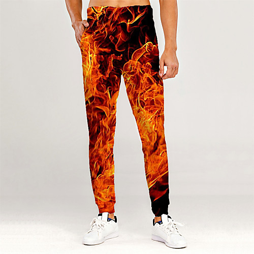 Men's Novelty Casual / Sporty Outdoor Sports Casual Daily Sweatpants Trousers Pants Graphic 3D Full Length Print Orange
Men's Novelty Casual / Sporty Outdoor Sports Casual Daily Sweatpants Trousers Pants Graphic 3D Full Length Print Orange