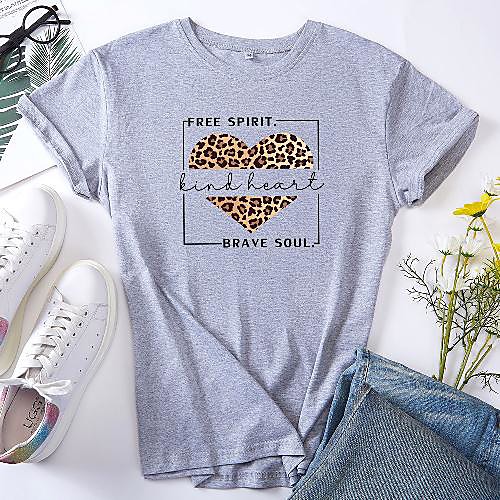 Women's T shirt Graphic Heart Letter Round Neck Tops 100% Cotton Basic Basic Top White Red Yellow
Women's T shirt Graphic Heart Letter Round Neck Tops 100% Cotton Basic Basic Top White Red Yellow