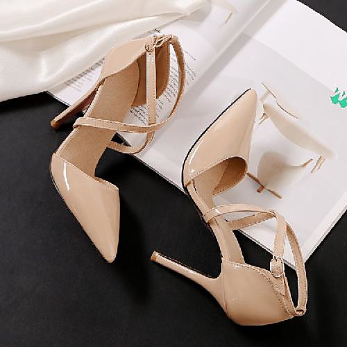 Women's Heels Stiletto Heel Pointed Toe Daily PU Synthetics Almond White Black
Women's Heels Stiletto Heel Pointed Toe Daily PU Synthetics Almond White Black