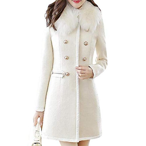 Women's Coat Casual / Daily Winter Long Coat Regular Fit Casual Jacket Solid Color Button khaki
Women's Coat Casual / Daily Winter Long Coat Regular Fit Casual Jacket Solid Color Button khaki