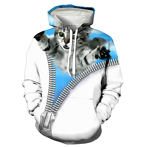 Men's Pullover Hoodie Sweatshirt Animal Patterned Graphic 3D Print Hooded Daily 3D Print 3D Print Casual Hoodies Sweatshirts Long Sleeve White
Men's Pullover Hoodie Sweatshirt Animal Patterned Graphic 3D Print Hooded Daily 3D Print 3D Print Casual Hoodies Sweatshirts Long Sleeve White