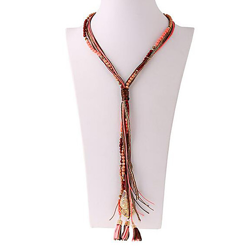 Women's Collar Necklace Y Necklace Tassel Heart Precious Vintage Boho Alloy Blue Red 60 cm Necklace Jewelry For Christmas Halloween Party Evening Street Gift / Long Necklace
Women's Collar Necklace Y Necklace Tassel Heart Precious Vintage Boho Alloy Blue Red 60 cm Necklace Jewelry For Christmas Halloween Party Evening Street Gift / Long Necklace