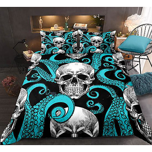 3d skull print 3-piece duvet cover set hotel bedding sets comforter cover with soft lightweight microfiber, include 1 duvet cover, 2 pillowcases for double/queen/king(1 pillowcase for twin/single)
3d skull print 3-piece duvet cover set hotel bedding sets comforter cover with soft lightweight microfiber, include 1 duvet cover, 2 pillowcases for double/queen/king(1 pillowcase for twin/single)