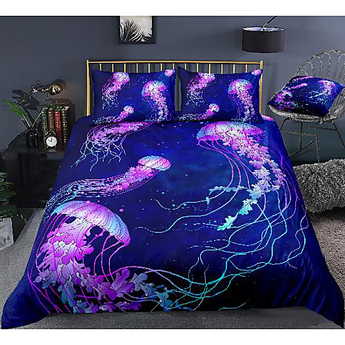 jellyfish print 3-piece duvet cover set hotel bedding sets comforter cover with soft lightweight microfiber, include 1 duvet cover, 2 pillowcases for double/queen/king(1 pillowcase for twin/single)
jellyfish print 3-piece duvet cover set hotel bedding sets comforter cover with soft lightweight microfiber, include 1 duvet cover, 2 pillowcases for double/queen/king(1 pillowcase for twin/single)