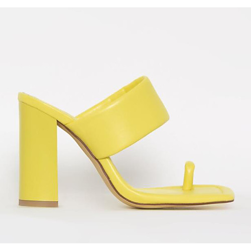 Women's Sandals Chunky Heel Open Toe Block Heel Sandals Casual Daily Walking Shoes PU Solid Colored White Black Yellow
Women's Sandals Chunky Heel Open Toe Block Heel Sandals Casual Daily Walking Shoes PU Solid Colored White Black Yellow