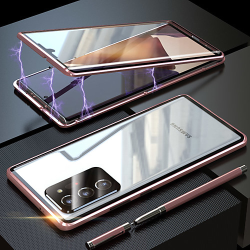 Magnetic Case For Samsung Galaxy S20 Plus / S20 Ultra / S20 Double Sided Glass Shockproof Full Body Cases Solid Colored Tempered Glass / Metal
Magnetic Case For Samsung Galaxy S20 Plus / S20 Ultra / S20 Double Sided Glass Shockproof Full Body Cases Solid Colored Tempered Glass / Metal