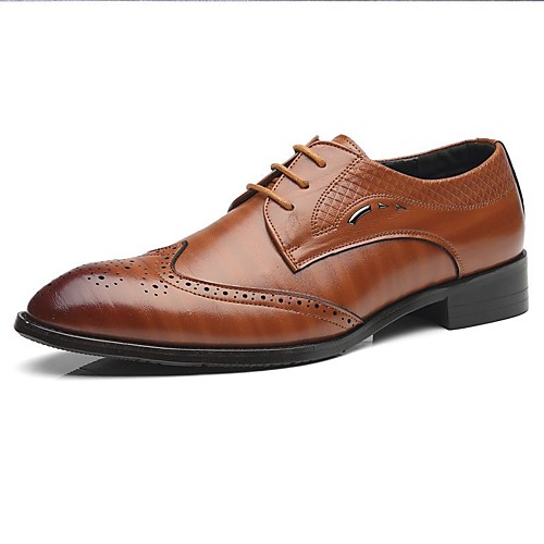 Men's Oxfords Business Casual British Daily Party & Evening Synthetics Non-slipping Wear Proof Black Burgundy Blue Fall Winter
Men's Oxfords Business Casual British Daily Party & Evening Synthetics Non-slipping Wear Proof Black Burgundy Blue Fall Winter