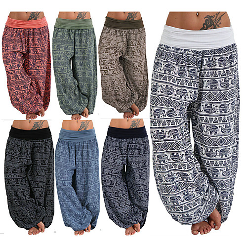 Women's Yoga Pants Harem Fold Over Waist Bloomers Bottoms Quick Dry Moisture Wicking Elephant Hippie Boho Navy ArmyGreen White Zumba Belly Dance Yoga Summer Plus Size Sports Activewear Stretchy Loose
Women's Yoga Pants Harem Fold Over Waist Bloomers Bottoms Quick Dry Moisture Wicking Elephant Hippie Boho Navy ArmyGreen White Zumba Belly Dance Yoga Summer Plus Size Sports Activewear Stretchy Loose