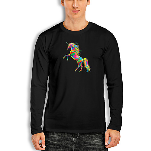 Men's T shirt Other Prints Graphic Animal Print Long Sleeve Daily Tops Cotton Basic White Black Red
Men's T shirt Other Prints Graphic Animal Print Long Sleeve Daily Tops Cotton Basic White Black Red