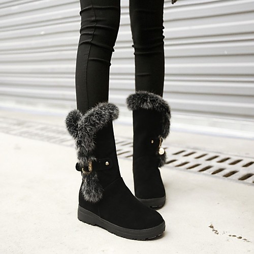 Women's Boots Snow Boots Platform Round Toe Mid Calf Boots Daily PU Synthetics Red Black
Women's Boots Snow Boots Platform Round Toe Mid Calf Boots Daily PU Synthetics Red Black