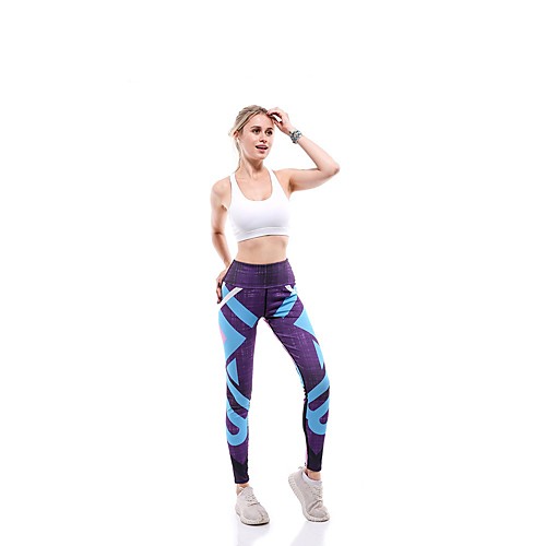 Women's Casual Yoga Comfort Daily Gym Leggings Pants Multi Color Patterned Ankle-Length Patchwork Print Purple
Women's Casual Yoga Comfort Daily Gym Leggings Pants Multi Color Patterned Ankle-Length Patchwork Print Purple