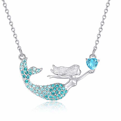 little mermaid pendant necklace for girls birthstone fairytale mermaid jewelry gifts for women teen girls daughter
little mermaid pendant necklace for girls birthstone fairytale mermaid jewelry gifts for women teen girls daughter