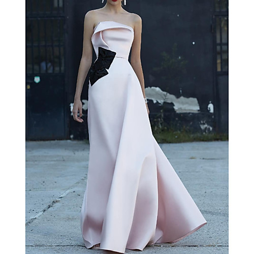 A-Line Minimalist Sexy Engagement Formal Evening Dress Strapless Sleeveless Floor Length Satin with Sleek 2021
A-Line Minimalist Sexy Engagement Formal Evening Dress Strapless Sleeveless Floor Length Satin with Sleek 2021