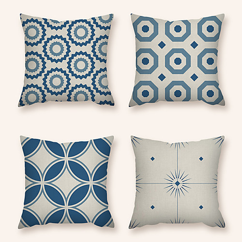 Cushion Cover 4PC Faux Linen Soft Decorative Square Throw Pillow Cover Cushion Case Pillowcase for Sofa Bedroom 45 x 45 cm (18 x 18 Inch) Superior Quality Machine Washable
Cushion Cover 4PC Faux Linen Soft Decorative Square Throw Pillow Cover Cushion Case Pillowcase for Sofa Bedroom 45 x 45 cm (18 x 18 Inch) Superior Quality Machine Washable