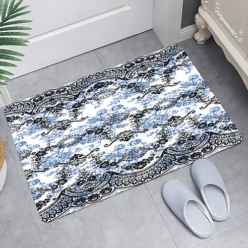 Black Blue Retro Pattern Digital Printing Floor Mat Modern Bath Mats Nonwoven Memory Foam Novelty Bathroom
Black Blue Retro Pattern Digital Printing Floor Mat Modern Bath Mats Nonwoven Memory Foam Novelty Bathroom
