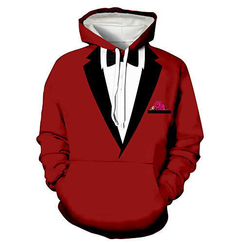 Men's Pullover Hoodie Sweatshirt Print Graphic 3D Front Pocket Hooded Daily 3D Print 3D Print Casual Hoodies Sweatshirts Long Sleeve Red
Men's Pullover Hoodie Sweatshirt Print Graphic 3D Front Pocket Hooded Daily 3D Print 3D Print Casual Hoodies Sweatshirts Long Sleeve Red