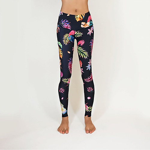 Women's Basic Yoga Comfort Daily Gym Leggings Pants Plants Flower Calf-Length Patchwork Print Navy Blue
Women's Basic Yoga Comfort Daily Gym Leggings Pants Plants Flower Calf-Length Patchwork Print Navy Blue