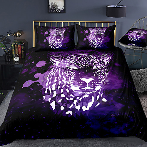 3D Leopard Print 3-Piece Duvet Cover Set Hotel Bedding Sets Comforter Cover with Soft Lightweight Microfiber For Holiday Decoration(Include 1 Duvet Cover and 1or 2 Pillowcases)
3D Leopard Print 3-Piece Duvet Cover Set Hotel Bedding Sets Comforter Cover with Soft Lightweight Microfiber For Holiday Decoration(Include 1 Duvet Cover and 1or 2 Pillowcases)