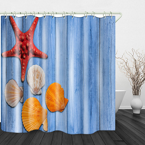 Shells On Wooden Board Print Waterproof Fabric Shower Curtain For Bathroom Home Decor Covered Bathtub Curtains Liner Includes With Hooks 72 Inch
Shells On Wooden Board Print Waterproof Fabric Shower Curtain For Bathroom Home Decor Covered Bathtub Curtains Liner Includes With Hooks 72 Inch