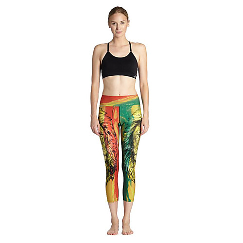 Women's Basic Casual Comfort Daily Gym Leggings Pants Lion Calf-Length Patchwork Print Yellow
Women's Basic Casual Comfort Daily Gym Leggings Pants Lion Calf-Length Patchwork Print Yellow