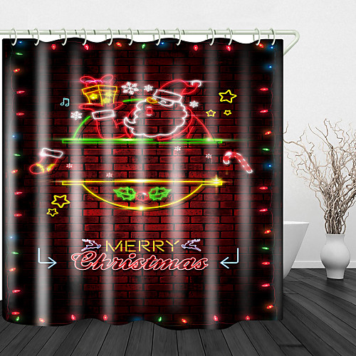 Christmas Lights Background Print Waterproof Fabric Shower Curtain For Bathroom Home Decor Covered Bathtub Curtains Liner Includes With Hooks
Christmas Lights Background Print Waterproof Fabric Shower Curtain For Bathroom Home Decor Covered Bathtub Curtains Liner Includes With Hooks