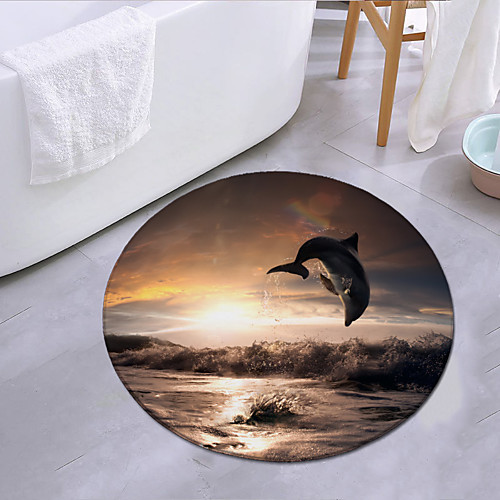Dolphins Jumping In The Sunset Round Mat Carpet Door Mat Bedroom Living Room Carpet Study Room Carpet Kitchen Bathroom Anti-slip Mat
Dolphins Jumping In The Sunset Round Mat Carpet Door Mat Bedroom Living Room Carpet Study Room Carpet Kitchen Bathroom Anti-slip Mat