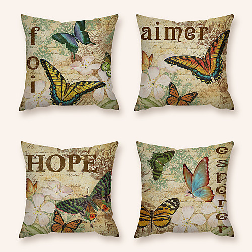 Cushion Cover 4PC Faux Linen Soft Decorative Square Throw Pillow Cover Cushion Case Pillowcase for Sofa Bedroom 45 x 45 cm (18 x 18 Inch) Superior Quality Machine Washable
Cushion Cover 4PC Faux Linen Soft Decorative Square Throw Pillow Cover Cushion Case Pillowcase for Sofa Bedroom 45 x 45 cm (18 x 18 Inch) Superior Quality Machine Washable