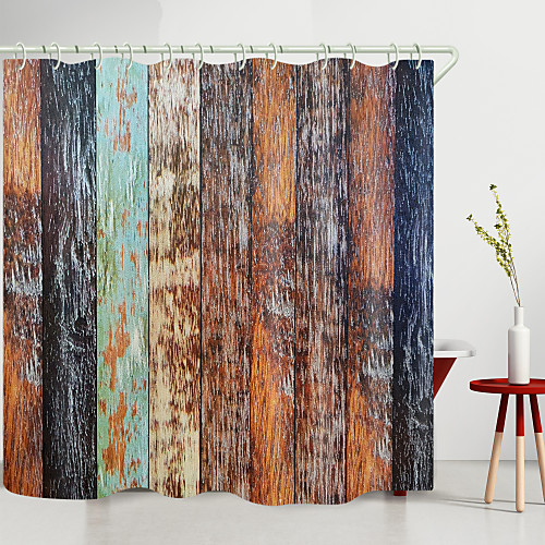 Vintage Dark Wood Planks Digital Printing Shower Curtain Shower Curtains Hooks Modern Polyester New Design 72 Inch
Vintage Dark Wood Planks Digital Printing Shower Curtain Shower Curtains Hooks Modern Polyester New Design 72 Inch