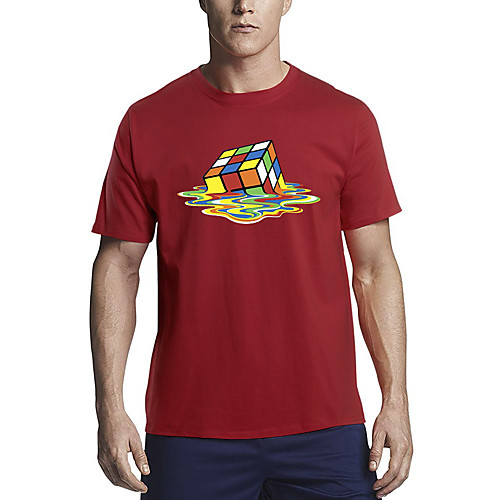Men's T shirt Shirt Other Prints Graphic 3D Print Short Sleeve Daily Tops Cotton Basic Round Neck White Red Black / Summer
Men's T shirt Shirt Other Prints Graphic 3D Print Short Sleeve Daily Tops Cotton Basic Round Neck White Red Black / Summer