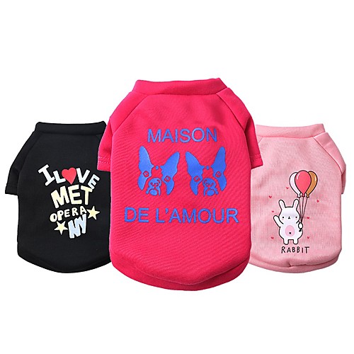 Dog Cat Shirt / T-Shirt Vest Print Cartoon Adorable Cute Casual / Daily Dog Clothes Puppy Clothes Dog Outfits Breathable Black / White Black Red Costume for Girl and Boy Dog Cotton S M L XL XXL
Dog Cat Shirt / T-Shirt Vest Print Cartoon Adorable Cute Casual / Daily Dog Clothes Puppy Clothes Dog Outfits Breathable Black / White Black Red Costume for Girl and Boy Dog Cotton S M L XL XXL