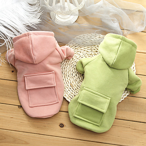 Dog Cat Hoodie Solid Colored Adorable Candy Colors Casual / Daily Dog Clothes Puppy Clothes Dog Outfits Waterproof Pink Green Costume for Girl and Boy Dog Plush S M L XL XXL
Dog Cat Hoodie Solid Colored Adorable Candy Colors Casual / Daily Dog Clothes Puppy Clothes Dog Outfits Waterproof Pink Green Costume for Girl and Boy Dog Plush S M L XL XXL