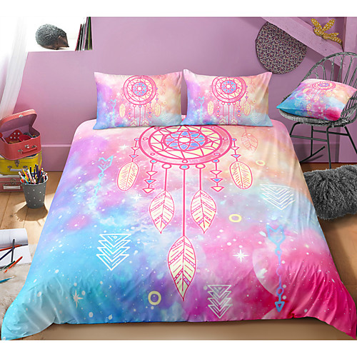 Pink Tie-dyed Dreamcatcher 3-Piece Duvet Cover Set Hotel Bedding Sets Comforter Cover with Soft Lightweight Microfiber For Room Decoration(Include 1 Duvet Cover and 1or 2 Pillowcases)
Pink Tie-dyed Dreamcatcher 3-Piece Duvet Cover Set Hotel Bedding Sets Comforter Cover with Soft Lightweight Microfiber For Room Decoration(Include 1 Duvet Cover and 1or 2 Pillowcases)