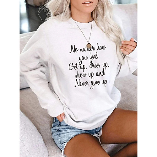 Women's Hoodie Sweatshirt Graphic Text Letter Daily Basic Casual Hoodies Sweatshirts White
Women's Hoodie Sweatshirt Graphic Text Letter Daily Basic Casual Hoodies Sweatshirts White