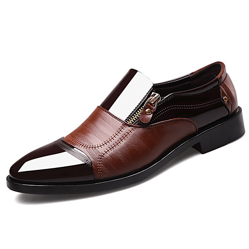 Men's Oxfords Business British Wedding Daily Walking Shoes PU Breathable Non-slipping Wear Proof Black Brown Color Block Fall Spring / Rivet
Men's Oxfords Business British Wedding Daily Walking Shoes PU Breathable Non-slipping Wear Proof Black Brown Color Block Fall Spring / Rivet