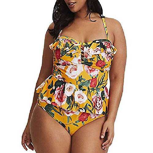 women hater tankini set printed vintage two piece swimwear plus size high waist push up bathing suit m yellow
women hater tankini set printed vintage two piece swimwear plus size high waist push up bathing suit m yellow
