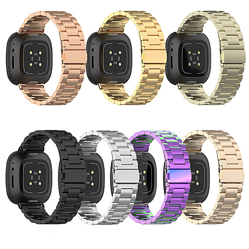 Smart Watch Band for Fitbit 1 pcs Business Band Stainless Steel Replacement Wrist Strap for Fitbit Versa 3
Smart Watch Band for Fitbit 1 pcs Business Band Stainless Steel Replacement Wrist Strap for Fitbit Versa 3