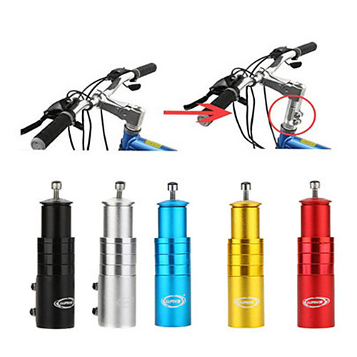 bike stem riser bike fork stem extender bicycle handlebar raiser head up adapter suitable for mountain bike, road bike, mtb, bmx, fixie (aluminium alloy, adjustable, black)
bike stem riser bike fork stem extender bicycle handlebar raiser head up adapter suitable for mountain bike, road bike, mtb, bmx, fixie (aluminium alloy, adjustable, black)