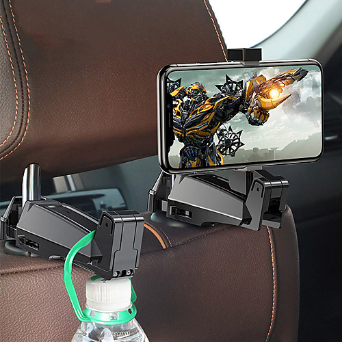 Baseus 2 In 1 Car Headrest Hook with Phone Holder Back Seat Hook for Bag Handbag Fastener Backseat Organizer Multifunction Clip Black
Baseus 2 In 1 Car Headrest Hook with Phone Holder Back Seat Hook for Bag Handbag Fastener Backseat Organizer Multifunction Clip Black