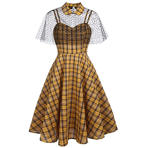 Audrey Hepburn Retro Vintage 1950s A-line Vacation Dress Dress Masquerade Prom Dress Women's Costume Camel Vintage Cosplay Party Halloween Short Sleeve
Audrey Hepburn Retro Vintage 1950s A-line Vacation Dress Dress Masquerade Prom Dress Women's Costume Camel Vintage Cosplay Party Halloween Short Sleeve