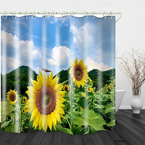 Butterfly Sunflower Print Waterproof Fabric Shower Curtain For Bathroom Home Decor Covered Bathtub Curtains Liner Includes With Hooks 72 Inch
Butterfly Sunflower Print Waterproof Fabric Shower Curtain For Bathroom Home Decor Covered Bathtub Curtains Liner Includes With Hooks 72 Inch