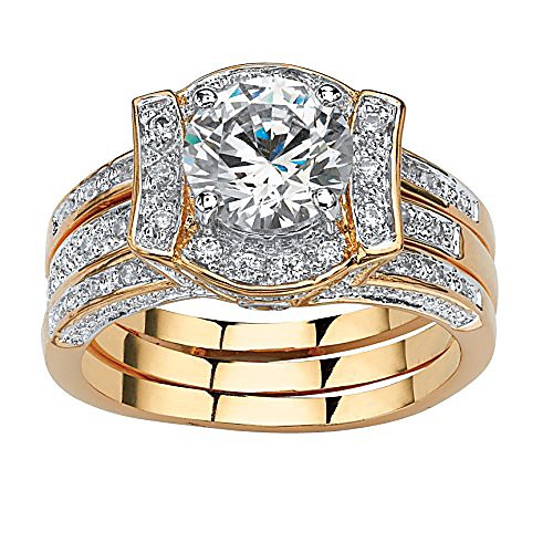 18k yellow gold plated round cubic zirconia vintage style jacket bridal ring set size 9
18k yellow gold plated round cubic zirconia vintage style jacket bridal ring set size 9