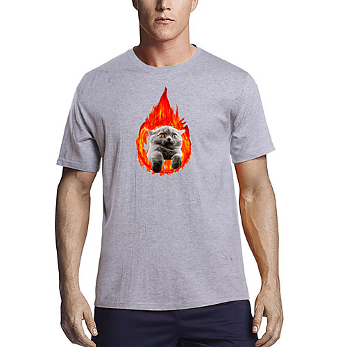 Men's Unisex T shirt Other Prints Graphic Animal Plus Size Print Short Sleeve Daily Tops Cotton Basic White Black Red
Men's Unisex T shirt Other Prints Graphic Animal Plus Size Print Short Sleeve Daily Tops Cotton Basic White Black Red