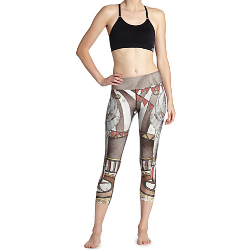 Women's Basic Chino Breathable Comfort Daily Gym Leggings Pants Graphic Elephant Animal Calf-Length Patchwork Print Light Brown
Women's Basic Chino Breathable Comfort Daily Gym Leggings Pants Graphic Elephant Animal Calf-Length Patchwork Print Light Brown