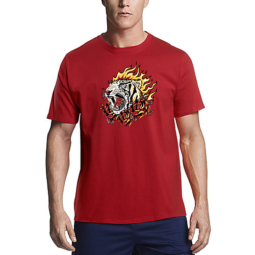 Men's T shirt Other Prints Graphic Print Short Sleeve Daily Tops Cotton Basic White Black Red
Men's T shirt Other Prints Graphic Print Short Sleeve Daily Tops Cotton Basic White Black Red