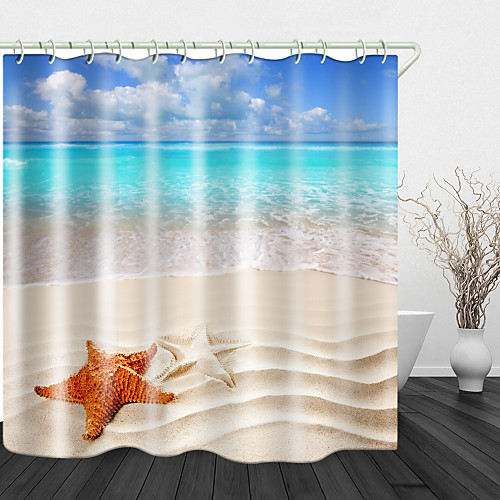Sea Beach Print Waterproof Fabric Shower Curtain for Bathroom Home Decor Covered Bathtub Curtains Liner Includes with Hooks 72 Inch
Sea Beach Print Waterproof Fabric Shower Curtain for Bathroom Home Decor Covered Bathtub Curtains Liner Includes with Hooks 72 Inch