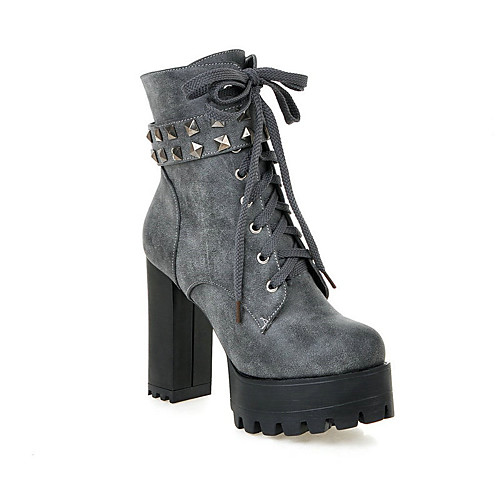 Women's Boots Platform Chunky Heel Round Toe Booties Ankle Boots Casual Daily Walking Shoes PU Light Brown Gray Black / Booties / Ankle Boots / Booties / Ankle Boots
Women's Boots Platform Chunky Heel Round Toe Booties Ankle Boots Casual Daily Walking Shoes PU Light Brown Gray Black / Booties / Ankle Boots / Booties / Ankle Boots