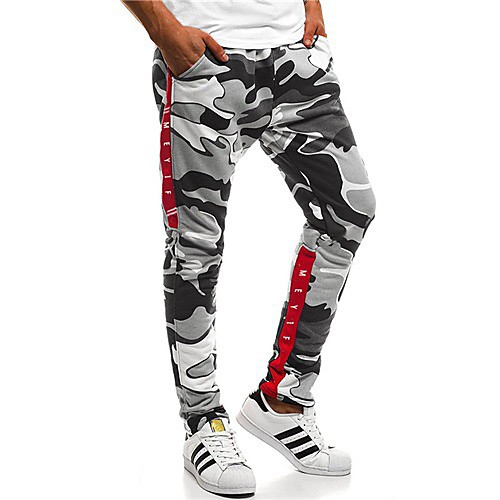 Men's Sports & Outdoors Sporty Breathable Fitness Gym Jogger Pants Pants Camouflage Full Length Sporty Patchwork Drawstring Red Army Green Gray
Men's Sports & Outdoors Sporty Breathable Fitness Gym Jogger Pants Pants Camouflage Full Length Sporty Patchwork Drawstring Red Army Green Gray