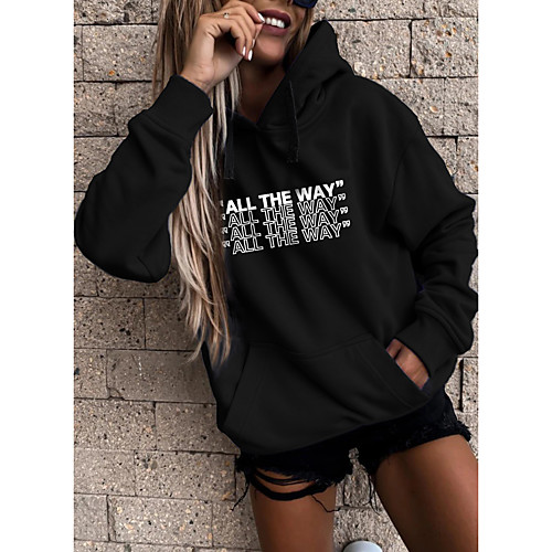 Women's Pullover Hoodie Sweatshirt Graphic Text Front Pocket Daily Other Prints Basic Casual Hoodies Sweatshirts Yellow Blushing Pink Gray
Women's Pullover Hoodie Sweatshirt Graphic Text Front Pocket Daily Other Prints Basic Casual Hoodies Sweatshirts Yellow Blushing Pink Gray